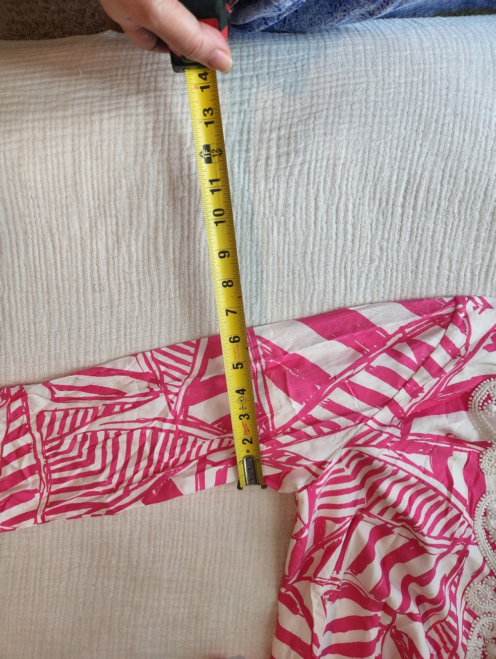 Lilly Pulitzer Pink and White Printed Tunic Dress - Picture 14 of 15